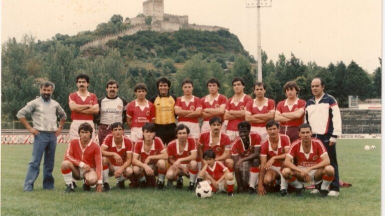 Final da Taça Distrital de Leiria, no Estádio Municipal de Leiria, em que o CRC 22 de Junho venceu o GD Alvaiázere por 2-1 (10-6-1987)